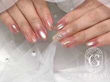 エアフォルクギンザ 横浜店(ERFOLG GINZA)/桃ネイル