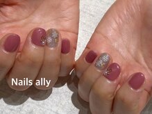 ネイルズアリー 立川店(Nails ally)/雪の結晶×マグネット