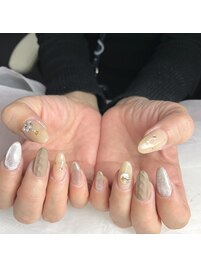 クリスマスネイル