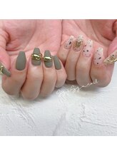 シシュ 京都店(SyiSyu)/アシンメトリーネイル