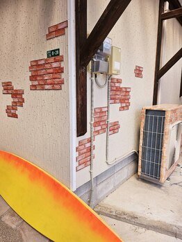 ラングル 福津(L’ongle)/サーフボードが目印です