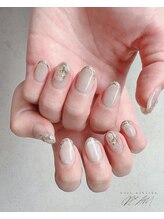 クリーム(Nail Atelier CREAM)/お持ち込みdesign☆ブライダル