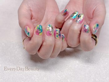 エブリデイビューティ 池袋店(EveryDay Beauty)/カラフルニュアンスデザイン