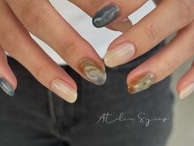 アトリエシロップネイル(Atelier Syrup nail)/たっぷりデザインコース¥7000
