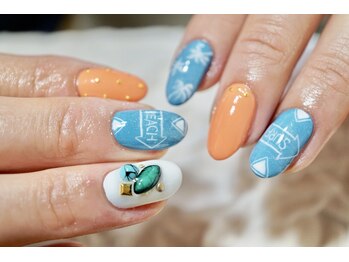 ネイル シスター(nail sister)/デニムネイル