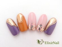 エリクサーネイル 五反田(Elixir Nail)/定額a シンプル/クーポン使用