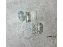 グラントネイル 和歌山店(GRANT NAIL)/チェックラメ☆〆崎