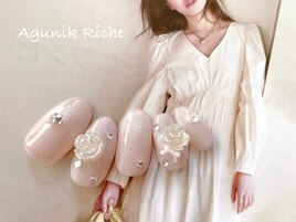 【フラワーネイル】