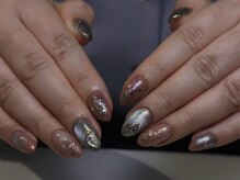 LINEA nail studio &nbsp;【ライナーネイルスタジオ】代官山/ちゅるっと水光マグネットアート