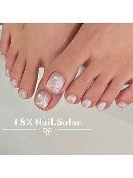 エイティーンパーセントネイル(18%ネイル)/フットネイル