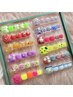 【フットネイル】カラフルポップ定額デザイン(15種類から)¥8800