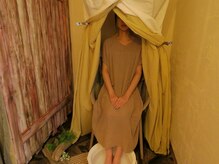 ボダラク(bodaraku)の雰囲気（ハーブスチームに満たされたテントと足湯で芯からポカポカポカ）