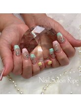 リペ(Ripe)/カラフル/フレンチ/長さ出し