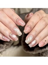 マイオティック ネイル(miotic nail)/逆フレンチデザイン