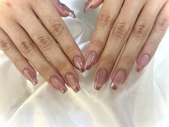 リベラ 名駅店(LIBERA)の写真/オフィスにも馴染む上品シンプルネイル♪フィルインで自爪ケア!オフも丁寧◎