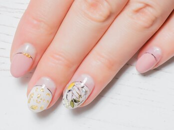 クアトログランシュ 青葉台(QUATRO×GranCieux)/手書きフラワーバルーンフレンチ