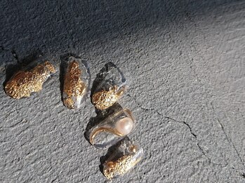 ネイルスミス 高松店(Nailsmith)/clear×gold