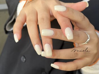 ミエレ(miele)/マット艶セパレートワンカラー