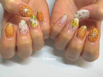 キクヤ(Kikuya)/フラワーネイル