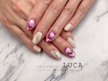 ネイルアトリエルカ(nail atelier LUCA)/W-559　ハートマグネットネイル