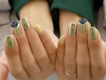 ザ フタコネイル(the 25 Nail)/ドレス柄デザイン