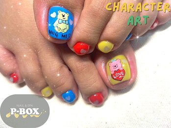 ピーボックス(P BOX)/☆キャラ 模写 3D 推しネイル☆