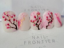 ネイルフロンティア 吉祥寺(NAIL FRONTIER)/M手描き梅ネイル11980円