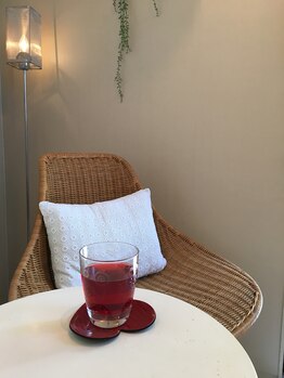 サロン ド ボーテ マール(salon de beaute MARL)/コース前後には美味しいお飲物を