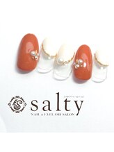 ネイルアンドアイラッシュサロン ソルティ 寺田町(salty)/テラコッタ