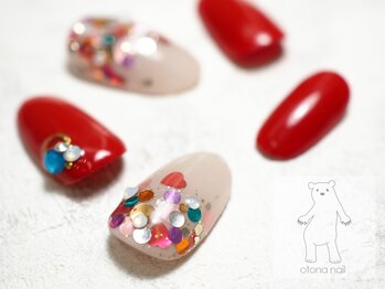 オトナネイル(otona nail)/ミックスカラープリズムネイル