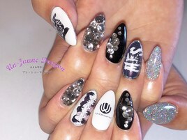 【ロングネイル】プリントネイル