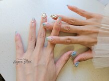 シュガーネイル(sugar nail)/埋め込みビジューネイル