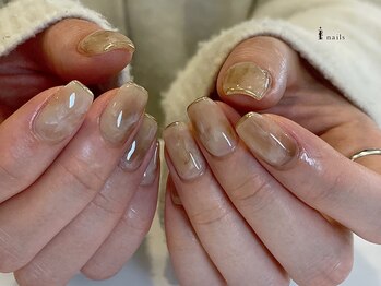 アイネイルズ 吉祥寺店(I nails)/上品カフェラテネイル