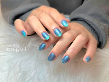 アンガット(angot.)/スカイブルーマグネットネイル
