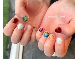 ニュアンス個性派ネイル♪[原宿]