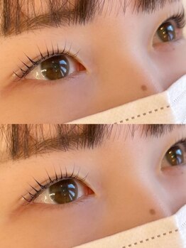 エレーナ(ELENA)の写真/【ダメージレスでキープ力が自慢の次世代まつ毛パーマ☆】最大6週間～8週間のモチ！