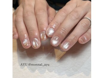 モナールアンド(MONNAL&)/キラキラマグネットネイル♪