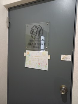ヘッドミント 仙台東口店/ドライヘッドスパ専門店（入口）