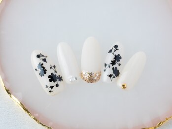 ～マットホワイトネイル～