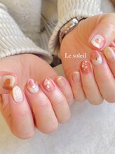 バレンタインネイル　