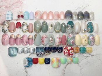 シェリー(Cherie)の写真/パラジェル認定サロン★デザイン力×美フォルムでリピーター多数の人気店!シンプルな中にもこだわりが光る*