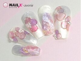 大人の立体ネイル