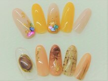 ネイルサロンセレーネ(Selene)/秋カラー　グラデーション　