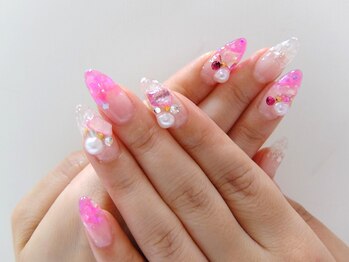 ネイルサロンミキ 横浜(MIKI)/【シェルネイル】クリアスカルプ