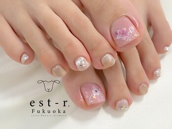 エストアール 博多口店(est-r.)/#桜ネイル