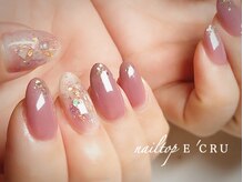 ネイルトップエクル(nail top E CRU)/シェルオパール