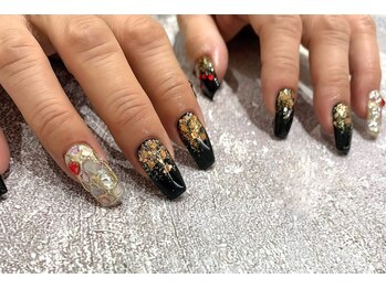 ネイル アヴァンス JR和歌山店(Nail AVANCE.)/クールゴージャスに
