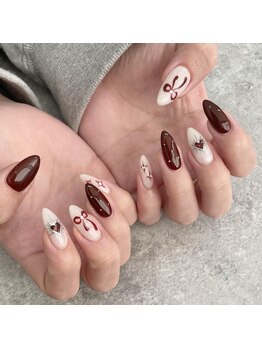 コロレ(colore')/ボルドー×手描きアート