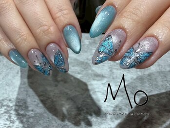 マミーナオレンジ 本八幡店/冬ネイル　蝶々ネイル