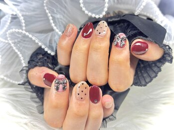 ラピネイル(Lapi Nail)/ハートドットネイル！